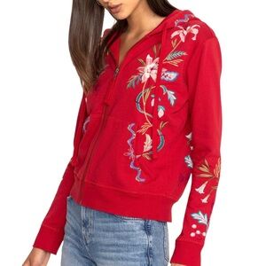 🆕 JOHNNY WAS Amarylla Zip Up Hoodie